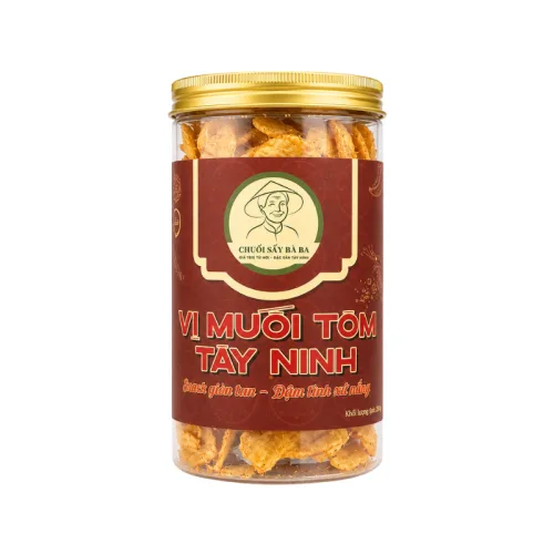 Snack Chuối Sấy Giòn Vị Muối Tôm Tây Ninh 125g