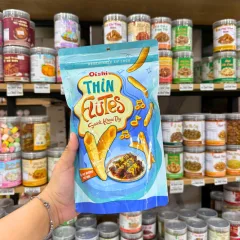 Snack Khoai Tây Oishi Vị Thịt Nướng Phô Mai 50g