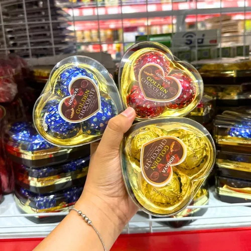 Socola Tim HONGYA 3 Màu Loại 3 Viên 31.5g phù hợp để tham khảo khi chọn Hongya