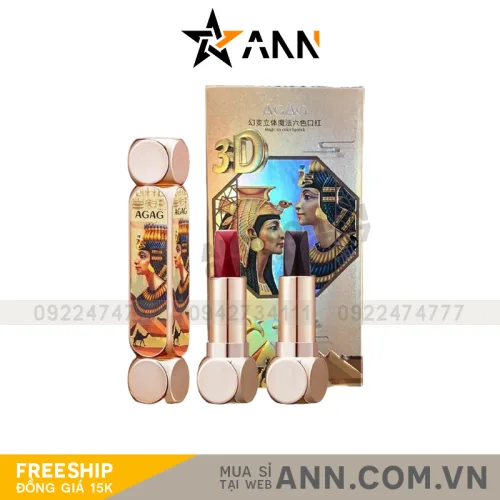 Son AGAG Hot Trend một thỏi 6 Màu