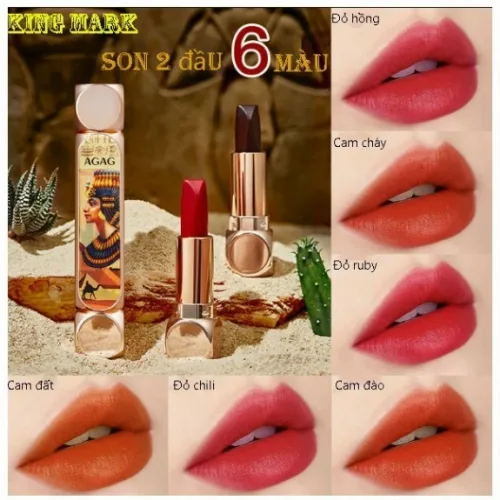 Son AGAG Hot Trend một thỏi 6 Màu