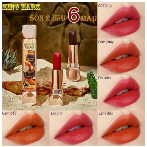 Son AGAG Hot Trend một thỏi 6 Màu