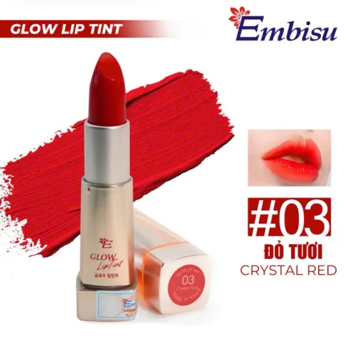Bảng giá sỉ son Dưỡng Ẩm Môi Hàn Quốc Embisu Glowp Lip Tint