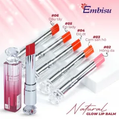 Son Dưỡng Ẩm Môi Hàn Quốc Embisu Natural Glow Lip Balm