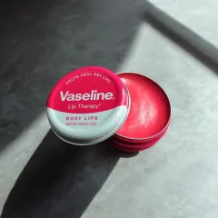 Son Dưỡng Môi Vaseline Hộp Thiếc Màu Hồng Lip Therapy Rosy Lips 20g