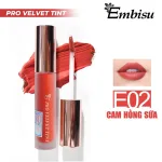 Son Môi Kem Nhung Lì Hàn Quốc Embisu Pro Vel Tint