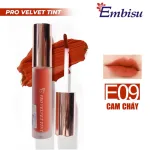 Son Môi Kem Nhung Lì Hàn Quốc Embisu Pro Vel Tint