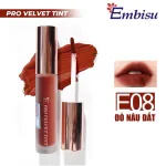 Son Môi Kem Nhung Lì Hàn Quốc Embisu Pro Vel Tint
