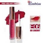 Son Môi Kem Nhung Lì Hàn Quốc Embisu Pro Vel Tint