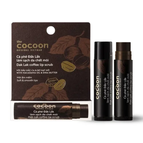 Son Tẩy Tế Bào Chết Môi Cocoon 5g - Son Cocoon Cà Phê Đắk Lắk – một lựa chọn đáng tham khảo trong cocoon vietnam