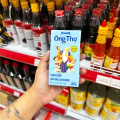 Sữa Đặc Có Đường Ông Thọ Vinamilk Hộp Giấy Xanh Dương 380g