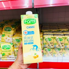 Đánh giá sữa Đậu Nành FAMI Canxi Hộp Lớn 1 Lít