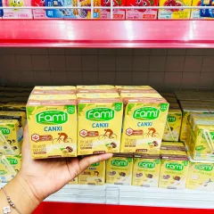 Sữa Đậu Nành FAMI Vị Cà Phê Lốc 6 Hộp (200ml/Hộp)