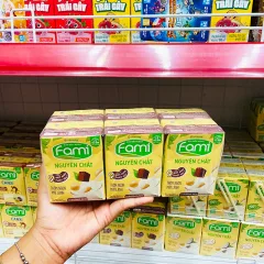 Bảng giá sỉ sữa Đậu Nành FAMI Vị Socola Lốc 6 Hộp (200ml/Hộp)