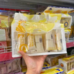 Bánh Mì Sữa Chua Phô Mai HESHAN 360g - Bánh Sữa Chua Ông Già Mini (Bịch 12 Gói)