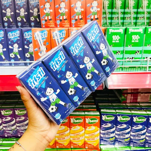Sữa Chua Uống FRISTI Hương Việt Quất Lốc 4 Hộp (180ml/Hộp)