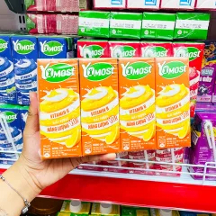 Sữa Chua Uống Yomost Vị Cam Lốc 4 Hộp (170ml/Hộp)
