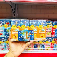 Sỉ sữa Dinh Dưỡng Trái Cây KUN Hương Cam Lốc 4 Hộp - (180ml/Hộp)