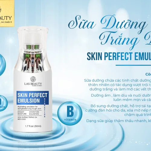 Sữa Dưỡng Rong Nho Las Beauty Skin Perfect Emulsion 50ml