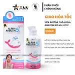 Kem Dưỡng Thể Alpha Arbutin 5Plus+ Vit C Collagen Body Serum Princess Bkk Skin ThaiLand 500ml Có Tem