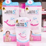 Kem Dưỡng Thể Alpha Arbutin 5Plus+ Vit C Collagen Body Serum Princess Bkk Skin ThaiLand 500ml Có Tem