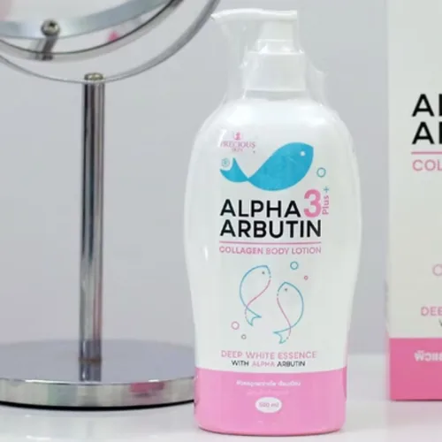 Sữa dưỡng thể Precious Alpha Arbutin 3 Plus + Collagen 500ml