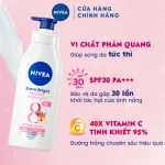 Phân phối sữa Dưỡng Thể Nivea Dưỡng Da Sáng Mịn 350ml Màu Hồng - Ban Ngày