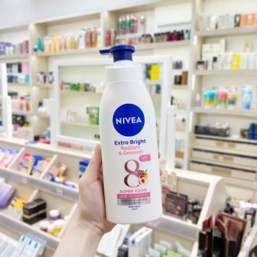 Phân phối sữa Dưỡng Thể Nivea Dưỡng Da Sáng Mịn 350ml Màu Hồng - Ban Ngày