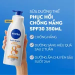 Sữa Dưỡng Thể Nivea Phục Hồi & Chống Nắng 350ml Màu Cam - Ban Ngày