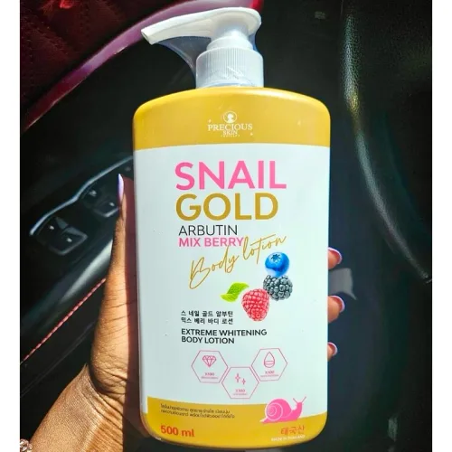 Bảng giá sỉ sữa Dưỡng Thể Precious Skin Thái Lan Snail Gold Arbutin Mixed Berry Hỗ Trợ Dưỡng Sáng Da 500ml