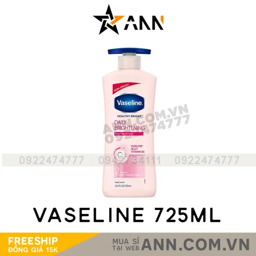 Sữa dưỡng thể trắng da Vaseline Healthy White 750ml Chính hãng