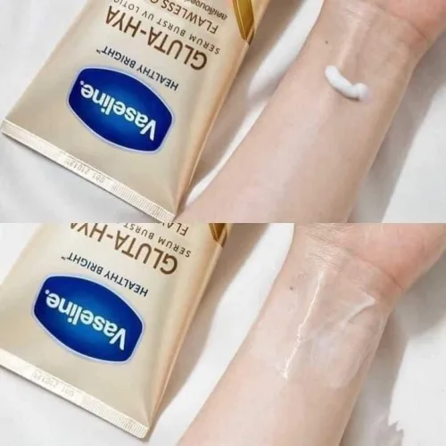Sữa dưỡng thể Vaseline Healthy Bright Gluta Hya Flawless Glow 330ml