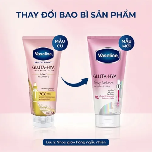 Sỉ sữa Dưỡng Thể Vaseline 70X Màu Hồng 300ml (Hàng nhập khẩu có tem phụ) - Phiên Bản Mới