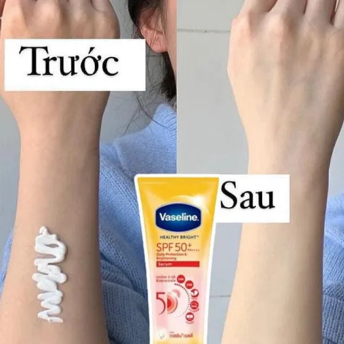 Serum dưỡng thể Vaseline Healthy Bright Daily Protection SPF 50+ 300ml