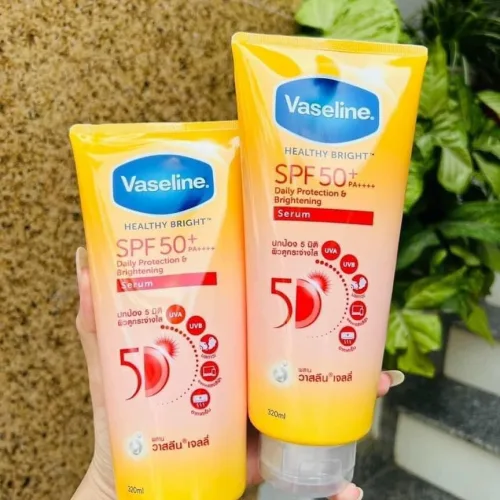 Serum dưỡng thể Vaseline Healthy Bright Daily Protection SPF 50+ 300ml