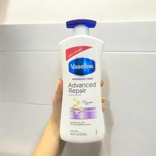 Sữa dưỡng thể Vaseline Intensive Care Advanced Repair, màu trắng, 725 ml