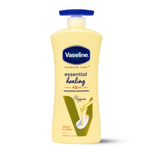 Hình ảnh Sữa Dưỡng Thể Vaseline Intensive Care Essential Healing Màu Vàng 725ml Phiên Bản Mới - Hàng Xách Tay trong bộ sưu tập Kem, sữa dưỡng thể