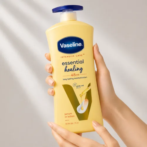 Đánh giá sữa Dưỡng Thể Vaseline Intensive Care Essential Healing Màu Vàng 725ml Phiên Bản Mới - Hàng Xách Tay