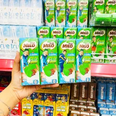 Sữa Lúa Mạch Ít Đường Nestle Milo Lốc 4 Hộp Lớn (180ml/Hộp)
