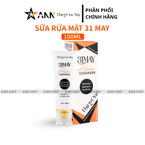Sữa Rửa Mặt 31may Hydra Cleanser 100ml - Sữa Rửa Mặt Thirty One May