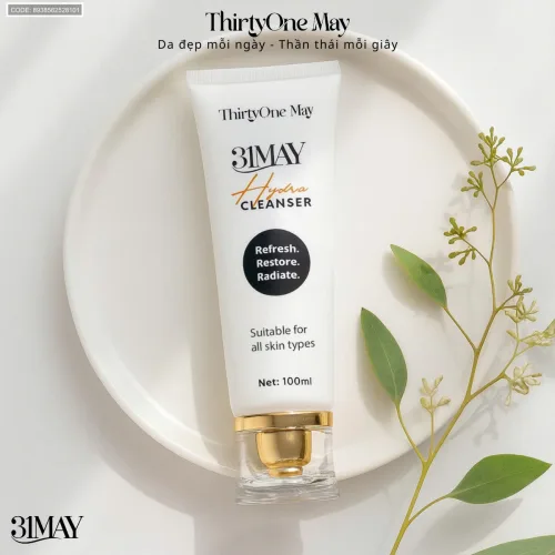 Sữa rửa mặt Thirty One May: những dòng chữ hiện trên bao bì