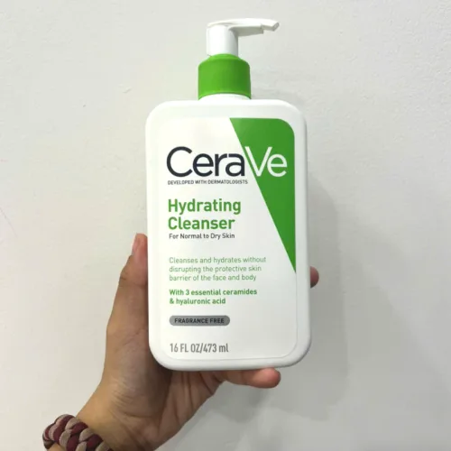 Sữa rửa mặt CeraVe Hydrating Cleanser xanh lá, chai lớn 473 ml