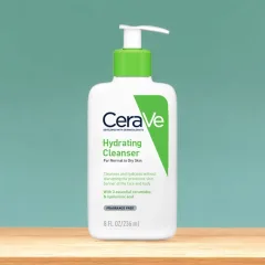Sữa Rửa Mặt Cerave Hydrating Cleanser Xanh Lá Nhỏ 236ml - Dành Cho Da Thường Đến Da Khô
