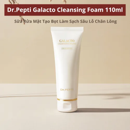 Sữa rửa mặt Dr. Pepti Galacto Cleansing Foam, dung tích 110ml