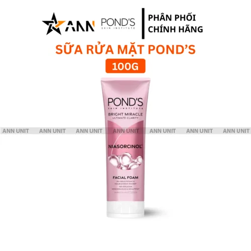 Đánh giá sữa Rửa Mặt Pond's Skin Institute Niasorcinol Màu Hồng 100g
