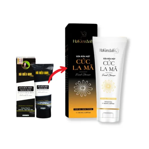 Sữa rửa mặt Hà Kiều Anh Cúc La Mã, chai 100ml