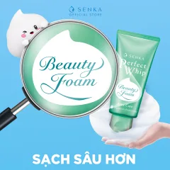 Bảng giá sỉ sữa Rửa Mặt Senka Perfect Whip Màu Xanh Ngọc Giảm Mụn Mờ Thâm 100g