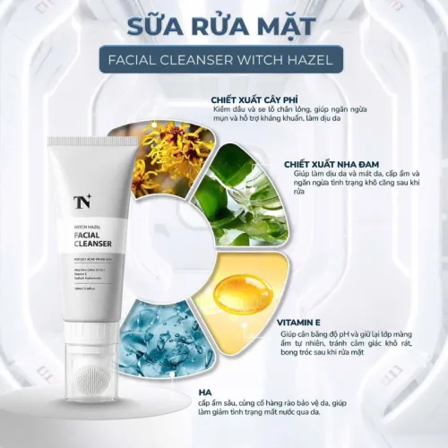 Sữa Rửa Mặt Đông Anh Witch Hazel Facial Cleanser 100ml Phiên Bản Mới