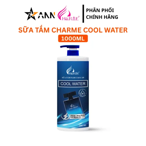 Sữa Tắm Charme Hương Nước Hoa Cool Water 1000ml - Sữa Tắm Nam Cao Cấp