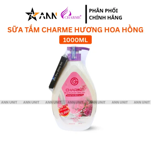 Đánh giá sữa Tắm Charme Hương Hoa Hồng - Sữa Tắm Hương Nước Hoa Charme 1 Lít